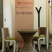 Ecodesign Collection di Lessmore all'Info-point della Provincia di Varese