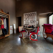 Ecodesign Collection Lessmore di Giorgio Caporaso a The Room Milano: mobili sostenibili in cartone