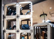 I mobili in cartone Lessmore di Giorgio Caporaso nel nella boutique Karine Arabian in 4 rue Papillon, Paris