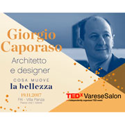 Giorgio Caporaso speaker a TEDxVareseSalon: Cosa muove la bellezza