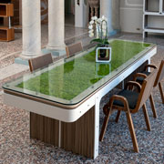 Dejeuner - cardboard table with lichens di Giorgio Caporaso per Lessmore