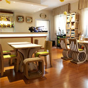 EcoCollection di Lessmore al Biologic bar & Restaurant dell'Eco-Hotel La Residenza di Milano