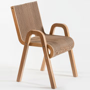 Less Chair: cardboard chair by Giorgio Caporaso for Lessmore